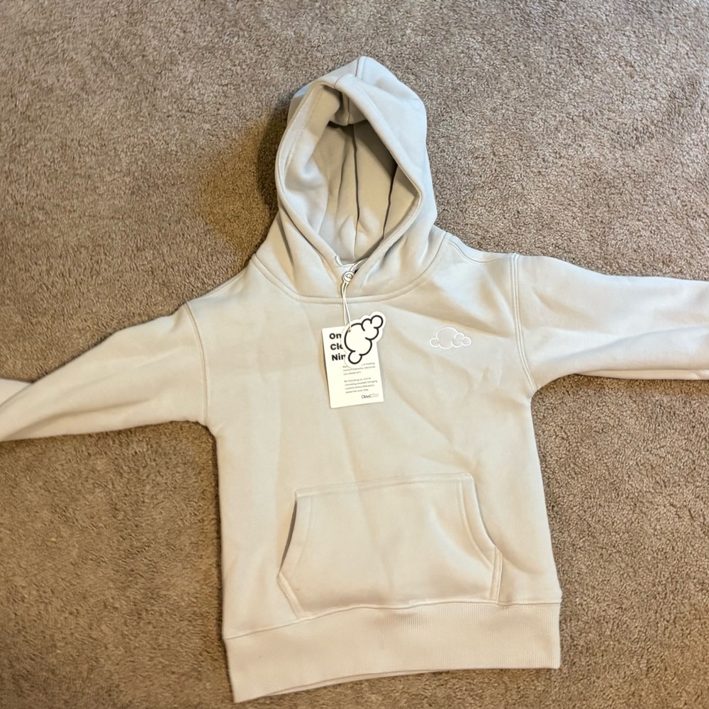 Kids Neutral Cloud 9 fidget hoodie